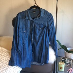 Club Monaco blue denim shirt
